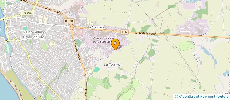 localisation de l'entreprise MALO à SAINT-GILLES-CROIX-DE-VIE