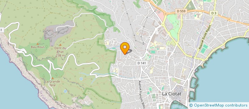 localisation de l'entreprise MALO  LA CIOTAT