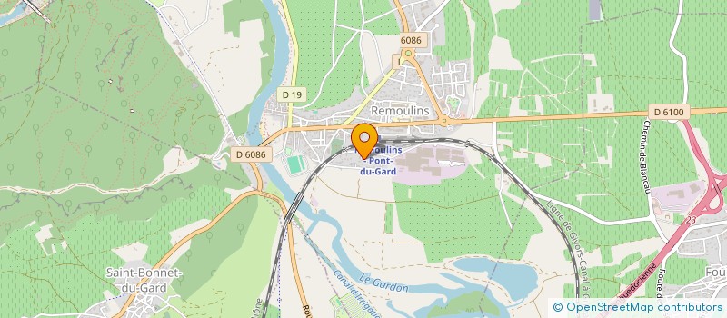 localisation de l'entreprise MALO  REMOULINS