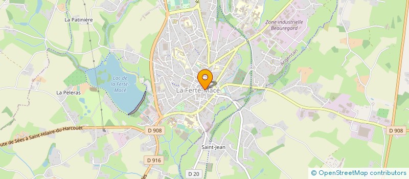 localisation de l'entreprise MALO à LA FERTE MACE