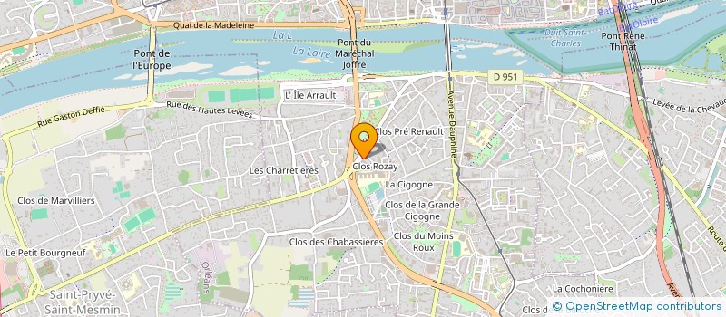 localisation de l'entreprise MALO à ORLEANS