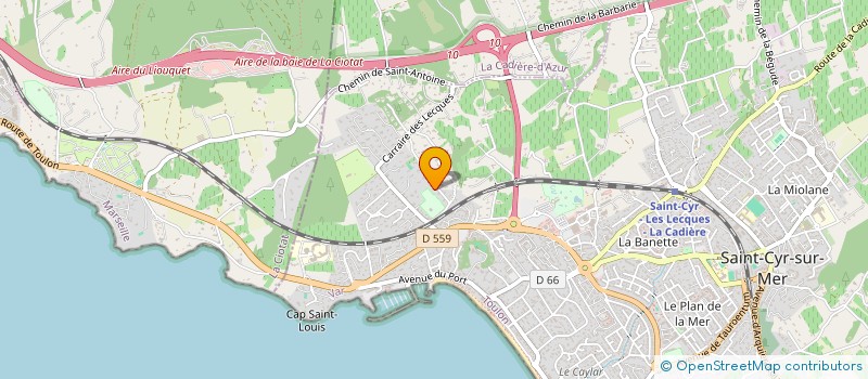 localisation de l'entreprise MALO à SAINT-CYR-SUR-MER