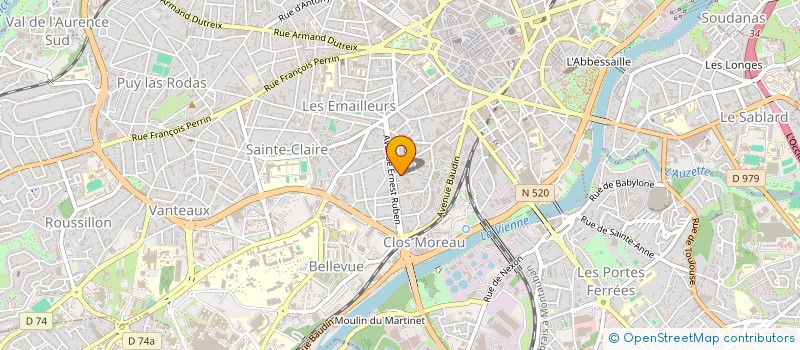 localisation de l'entreprise MALO à LIMOGES