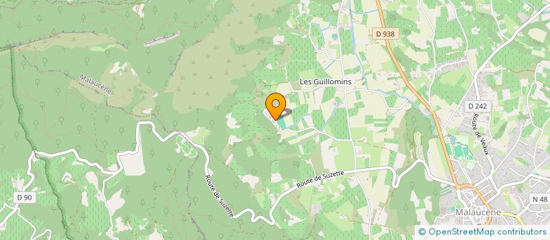 localisation de l'entreprise MALO  MALAUCENE