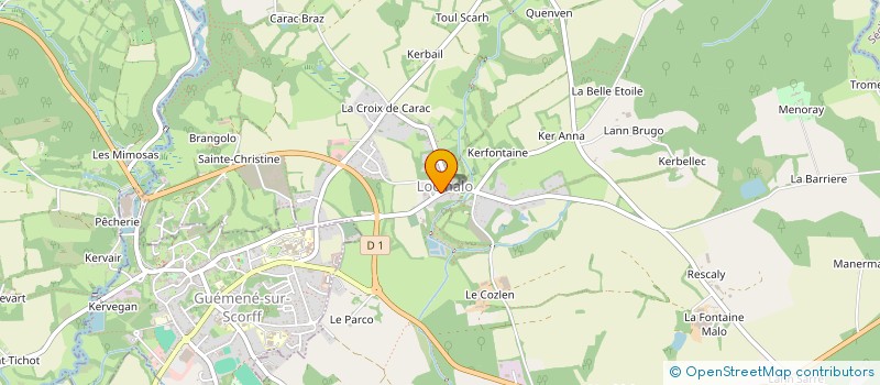 localisation de l'entreprise MALO  LOCMALO