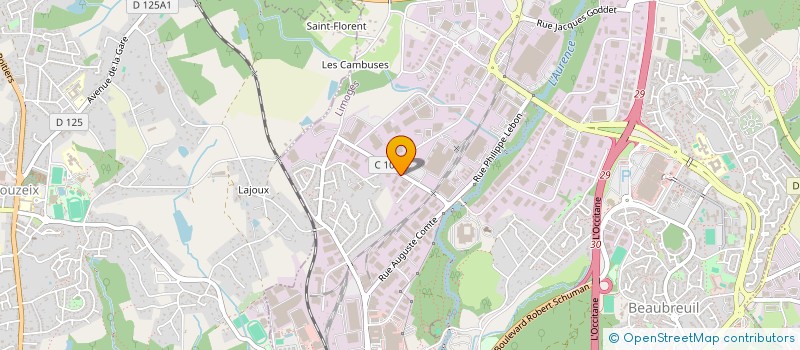 localisation de l'entreprise MALO à LIMOGES