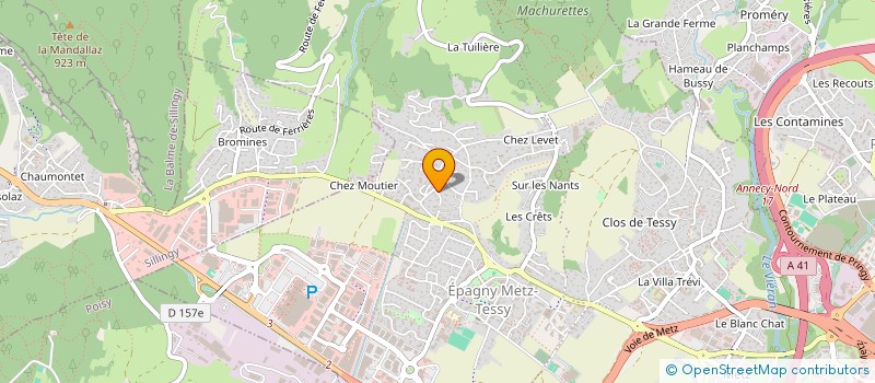 localisation de l'entreprise MALO  EPAGNY METZ-TESSY