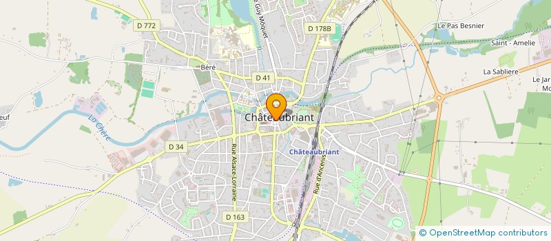 localisation de l'entreprise MALO  CHATEAUBRIANT