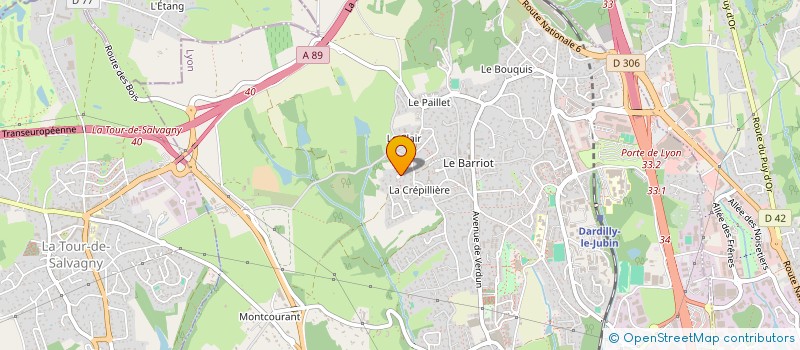 localisation de l'entreprise MALO  DARDILLY