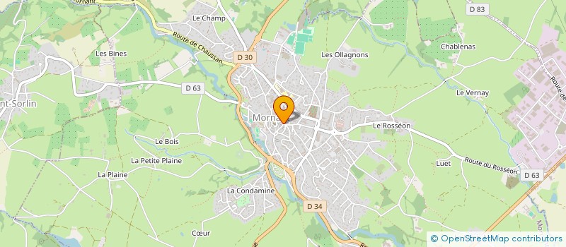 localisation de l'entreprise MALO  MORNANT