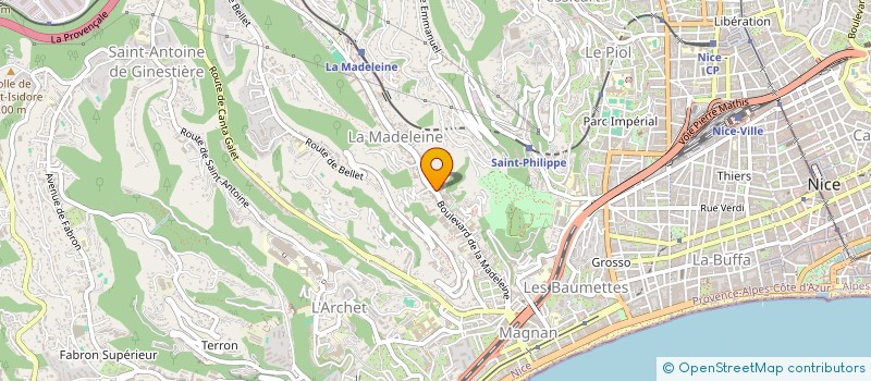 localisation de l'entreprise MALO à NICE