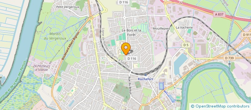 localisation de l'entreprise MALO  ROCHEFORT