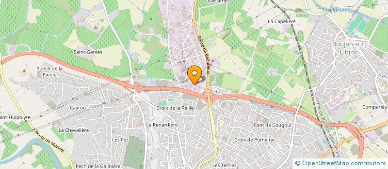 localisation de l'entreprise MALO  BEZIERS