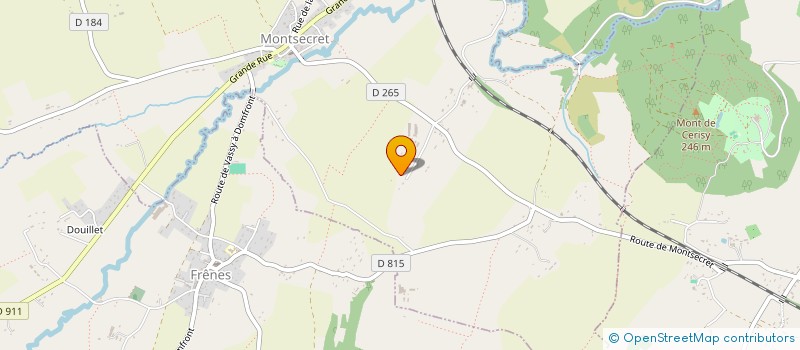 localisation de l'entreprise MALO à MONTSECRET-CLAIREFOUGERE