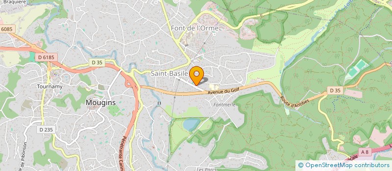 localisation de l'entreprise MALO  MOUGINS