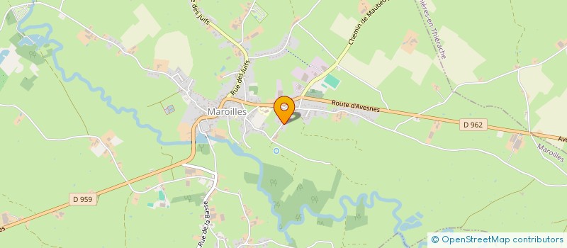 localisation de l'entreprise MALO  MAROILLES