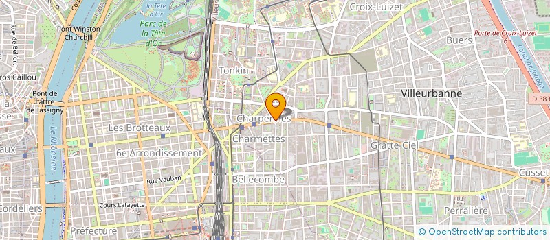 localisation de l'entreprise MALO  VILLEURBANNE