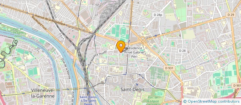 localisation de l'entreprise MALO BATIMENT à SAINT-DENIS
