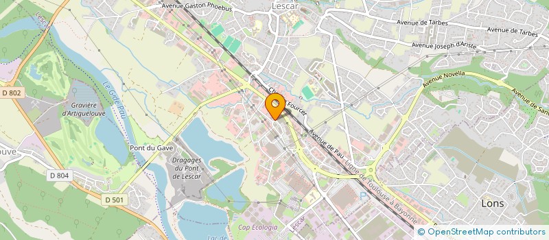 localisation de l'entreprise MALO FITNESS  LESCAR