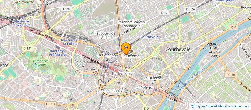 localisation de l'entreprise MALO FRANCE à COURBEVOIE