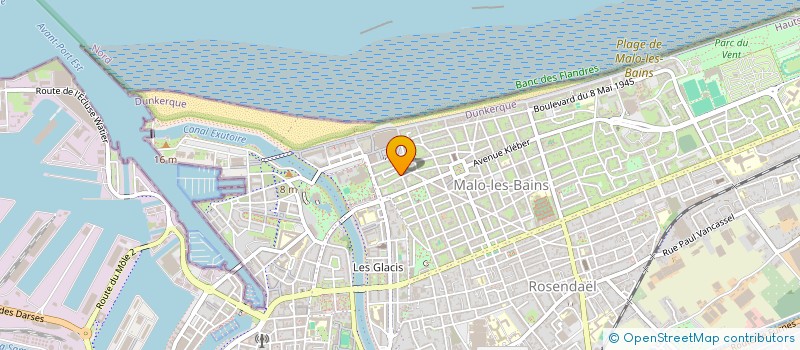 localisation de l'entreprise MALO HORIZON - CONSTITUTION à DUNKERQUE