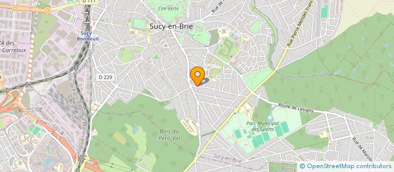 localisation de l'entreprise MALO-IMMO  SUCY-EN-BRIE