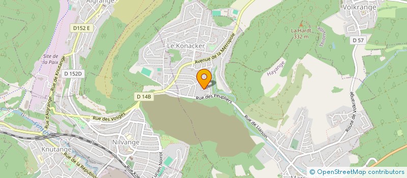 localisation de l'entreprise MALO IMMO  HAYANGE