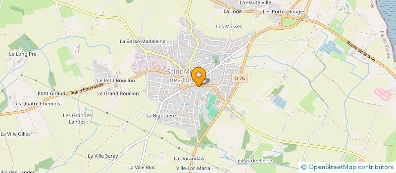 localisation de l'entreprise MALO MALIN  SAINT-MELOIR-DES-ONDES