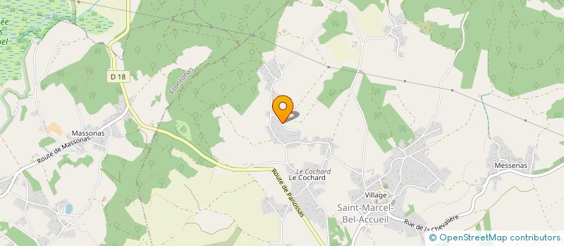 localisation de l'entreprise MALO PAYE  SAINT-MARCEL-BEL-ACCUEIL