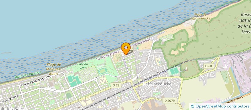 localisation de l'entreprise MALO PROMENADE à DUNKERQUE