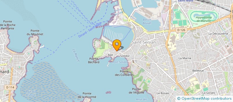 localisation de l'entreprise MALO SUPER THEATRE  SAINT-MALO