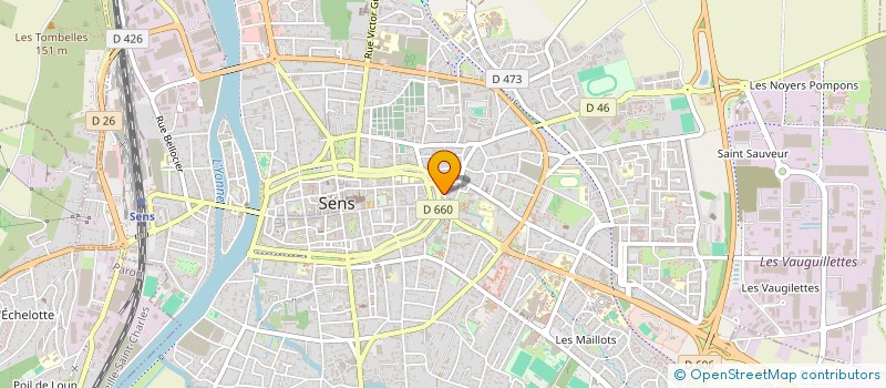 localisation de l'entreprise MALOANE  SENS