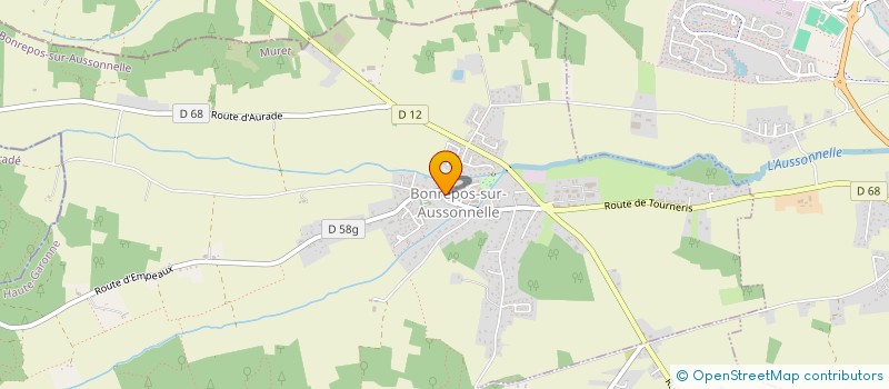 localisation de l'entreprise MALOANN  BONREPOS-SUR-AUSSONNELLE