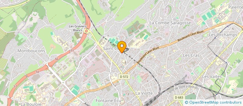 localisation de l'entreprise MALOCA  BESANCON