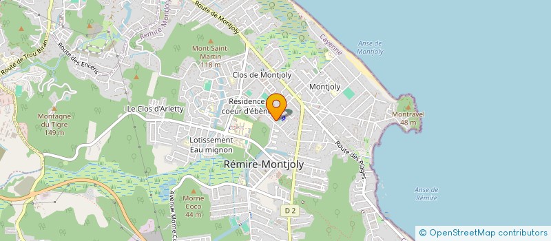 localisation de l'entreprise MALOCED  REMIRE-MONTJOLY