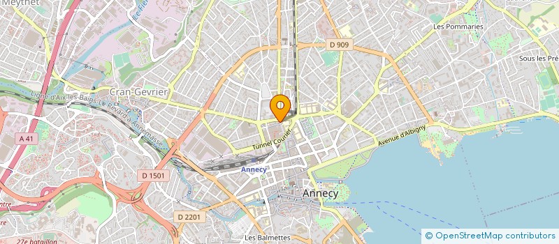 localisation de l'entreprise MALODENT à ANNECY