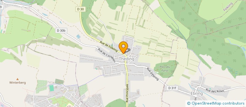 localisation de l'entreprise MALODO  THEDING