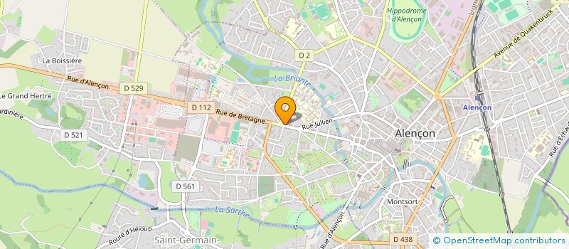 localisation de l'entreprise MALODO à ALENCON