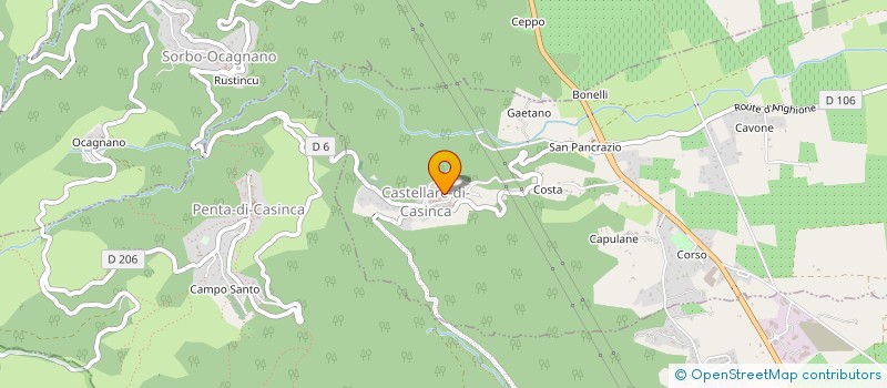 localisation de l'entreprise MALOE à CASTELLARE-DI-CASINCA