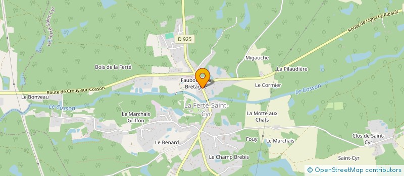 localisation de l'entreprise MALOGA  LA FERTE-SAINT-CYR