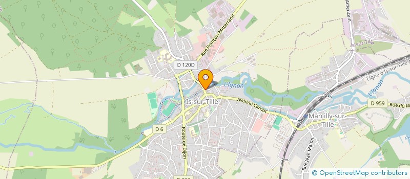 localisation de l'entreprise MALOGA  IS-SUR-TILLE