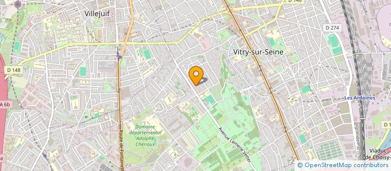 localisation de l'entreprise MALOGRET  VITRY-SUR-SEINE