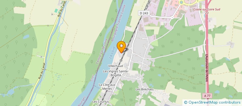 localisation de l'entreprise MALOIRE à COSNE COURS SUR LOIRE