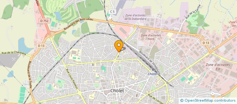 localisation de l'entreprise MALOJEMA à CHOLET