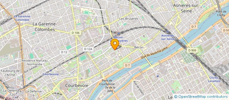 localisation de l'entreprise MALOLA à COURBEVOIE