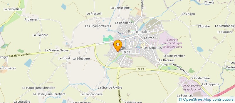 localisation de l'entreprise MALOLE  BEAUREPAIRE