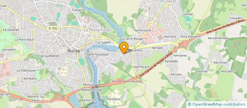 localisation de l'entreprise MALOMAX à AURAY