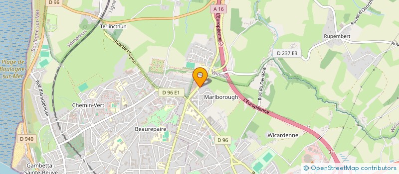 localisation de l'entreprise MALON  SAINT-MARTIN-BOULOGNE