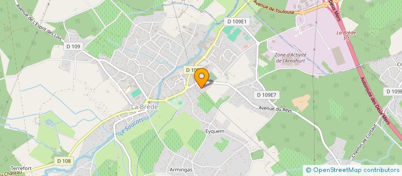 localisation de l'entreprise MALON  LA BREDE