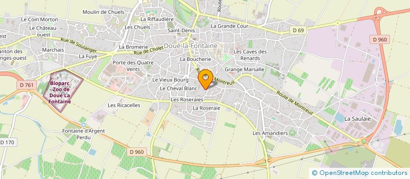 localisation de l'entreprise MALONA à DOUE-EN-ANJOU